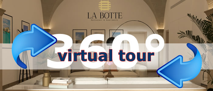 Click per visualizzare il Virtual Tour di La Botte Restaurant & Apartments